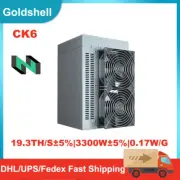 Goldshell CK6 Nervos Miner 19.3TH/s 3300W 0.17W/G ASIC Mining Hardware w/ PSU