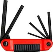 Eklind 25611 6 Piece SAE Fold-Up Hex Key Allen Wrench Set