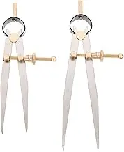 VILLFUL 2Pcs Leather Craft Marking Gauges Durable Compasses for DIY Leather Making Practical Scribing Tools for Accurate Marking