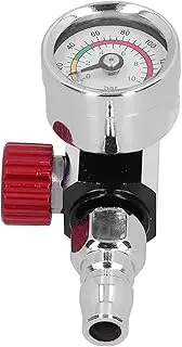 G1/4in Thread Spray Paint Gun,Air Adjusting Regulator Valve Air Regulator for Spray Gun,Air Pressure Regulator Pressure Regulating Adjusting Valve Gauge