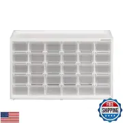 BLACK+DECKER Storage Organizer, 30 Drawer Modular Storage System, Easily Stac