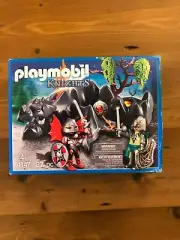 New Playmobil 4147 Knights Dragon Rock New But Dinged Box