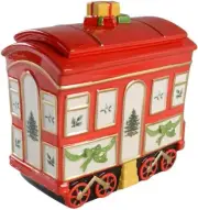 Spode Christmas Train Cookie Jar New in Box Retail $160.00 Box1043 11.25 X 8.5
