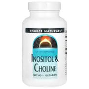 Source Naturals, Inositol & Choline, 100 Tablets