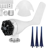 High Efficiency 12/24/48V Wind Turbines Generator, Wind Turbines Generator Kit, Practical for Boats Terraces(Blue, 48V)