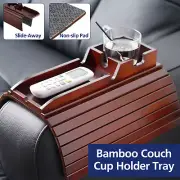 Multi-functional Loung Anti-Slip Sofa Table Slide-Away Sofa Armrest Tray Snacks
