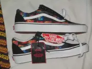 New Vans Classic Stranger Things Custom Sneaker Shoe In Bag Size 9.5 Women 8 Men