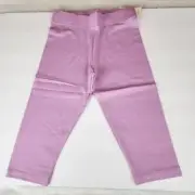 Mini Boden cropped leggings 7-8 purple / lavender New