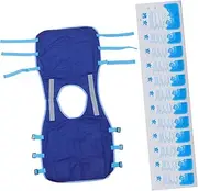 [ULTECHNOVO] Cooling Vest Hauler Tiaras Inflatables Collapsible Strainer Plugs Pulleys Planters Facetious Socks Favor Stands Propagators Latch Cord Pool Outdoor Snow Polyester Blue