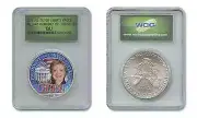 HILLARY CLINTON For President Year 1 OZ SILVER AMERICAN EAGLE Coin in SLAB