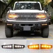 Fit for 2021-2025 Bronco LED DRL Daytime Running Lights Fog Lamps