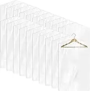 50 Pack Plastic Dry Cleaning Bags, 60x90 cm Dry Cleaner Bags Plastic Clear, Dust-proof Plastic Garment Bags for Dry Cleaner, Home Storage, Travel, Moving