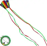 Rainbow Parafoil Kite for Adults - Premium Durable Outdoor Flying Kite,for Adults Easy to Fly for Beginner,Perfect for Beach, Park, Birthday Party Activities