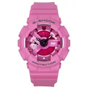 Casio G-Shock Barbie Collaboration Bio-Based Resin Pink Dial Analog-Digital Quartz GMA-S110BE-4A 200M Ladies Watch