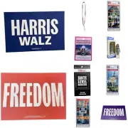 HARRIS WALZ 2024 DNC Placard Bundle: Kamala Democratic National Convention Floor
