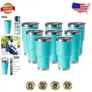 30oz Stainless Steel Travel Mug - Double Wall Insulated & Gift-Ready Light Green