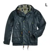 24FW New RRL Oilcloth Hooded Jacket Ralph Lauren Blouson Military 250208-3