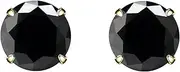 [Sunnyshopday] 5A Stunning Black Obsidian Hypoallergenic Quartz Stone Surgical 316L Stainless Steel,Hypoallergenic Tragus Cartilage Sleeper Earrings,Earring Stud Gift Box,Men Women Womens Mens…