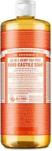 DR. BRONNER'S Pure-Castile Soap Liquid (Hemp 18-in-1) Tea Tree 946ml