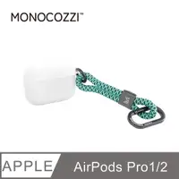 在飛比找PChome24h購物優惠-MONOCOZZI AirPods Pro 2 短掛繩霧透保