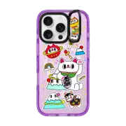 iPhone 16 Pro Impact Ring Stand Case MagSafe Compatible Japanese folk toys