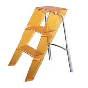 MIUZ Acrylic Step Ladder Folding Step Stools Step Ladder - Replica Kartell Upper Step Ladder