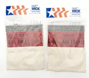 American Wick Lot of 2 AW-15 Kerosene Heater Wicks New Sealed