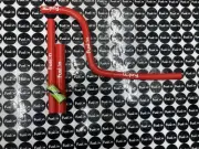 LAND ROVER DEFENDER 200TDI SILICONE EXPANSION TANK BLEED HEADER KIT RED (1)