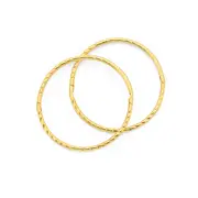 9ct Gold Twist Jumbo Sleepers