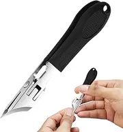 Angled Toenail Clippers | Manicure Scissors - Wide Jaw Stainless Steel Cuticle Remover, Manicure Pedicure Tools for Trimming Grooming