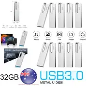 USB 3.0 Memory Stick Waterproof USB Flash Drive Metal USB Drive 32 GB Lot Pack