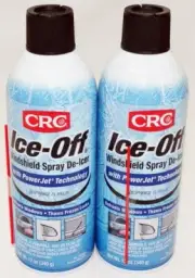 2 Pack CRC 05346 Ice-Off Windshield Spray De-Icer 12 Oz Melts Ice Snow Frost