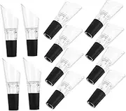 ULTECHNOVO 24pcs Set Wine Aerator Pourer Set with Stoppers for Enhanced Aroma and Flavor Acrylic Wine Decanters for Home Bars and Restaurants for Smooth Serving