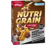 Kelloggs Nutri Grain High Protein Crunch Choc Malt Cereal 500g