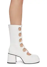 [Sugar Thrillz] Fateful Fortnight Lace-Up Boots