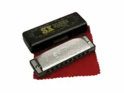 Essex Diatonic Blues Harmonica Key C 10 Hole Harmonica With Case