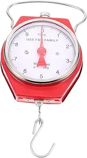 [SUPVOX] Fishing Scale Electronic Hook Scale Electronic Weighing Scale Kitchen Hanging Scale Mini Luggage Scales Market Meat Scale Fish Scale Metal Digital Scale Portable Travel Red