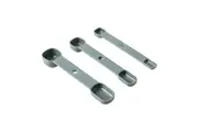 Gourmet Kitchen Modern Nesting Measuring Spoon Set Olive 17.5x3.3x3cm