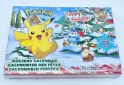 Pokemon 2022 Holiday Event Calendar for Kids, 24 Piece - 16 Special Finishes