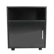 YA Files Cabinet W/Casters MDF Wooden Mobile Printer Stand Table For Study Room