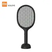 Mosquito Killer Bug Racket Insects Usb Charging Black Insect Zappers