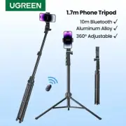 UGREEN Bluetooth Selfie Stick Tripod 1.7m Extendable Phone Holder Heavy Duty
