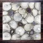 White Agate Coffee Table Conference Handmade Work Farmhouse Luxury Furniture