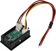 DC Amp Meter, 0-100V LE D Digital Voltage Meter, 2 in 1 Voltage Display, Electricity Measure for Accurate Readings, Ideal to Professionals and Beginners in Electrical Projects