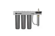 PURETEC Hybrid R11 Whole House Filter and UV Water Treatment with Reversible Bracket - 10-inch