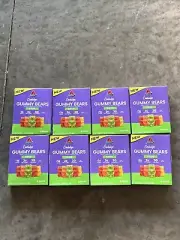 (8) Atkins Gummy Bears SOUR Sweet Chewy Candy Keto-Friendly Diet