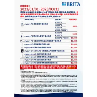 德國BRITA On Line P1000硬水軟化型濾芯一入