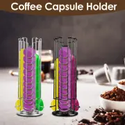 Coffee Pod Holder 360° Rotation Coffee Pod Storage Organizer Space Saving .t