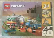 Lego Instruction Manual for Set 31108 Creator Caravan Family Holiday