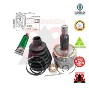 Front Axle Cv Joint Kit, Drive Shaft Suit MITSUBISHI Triton 3.2 DI-D 4WD (KB8T) (for: Mitsubishi)